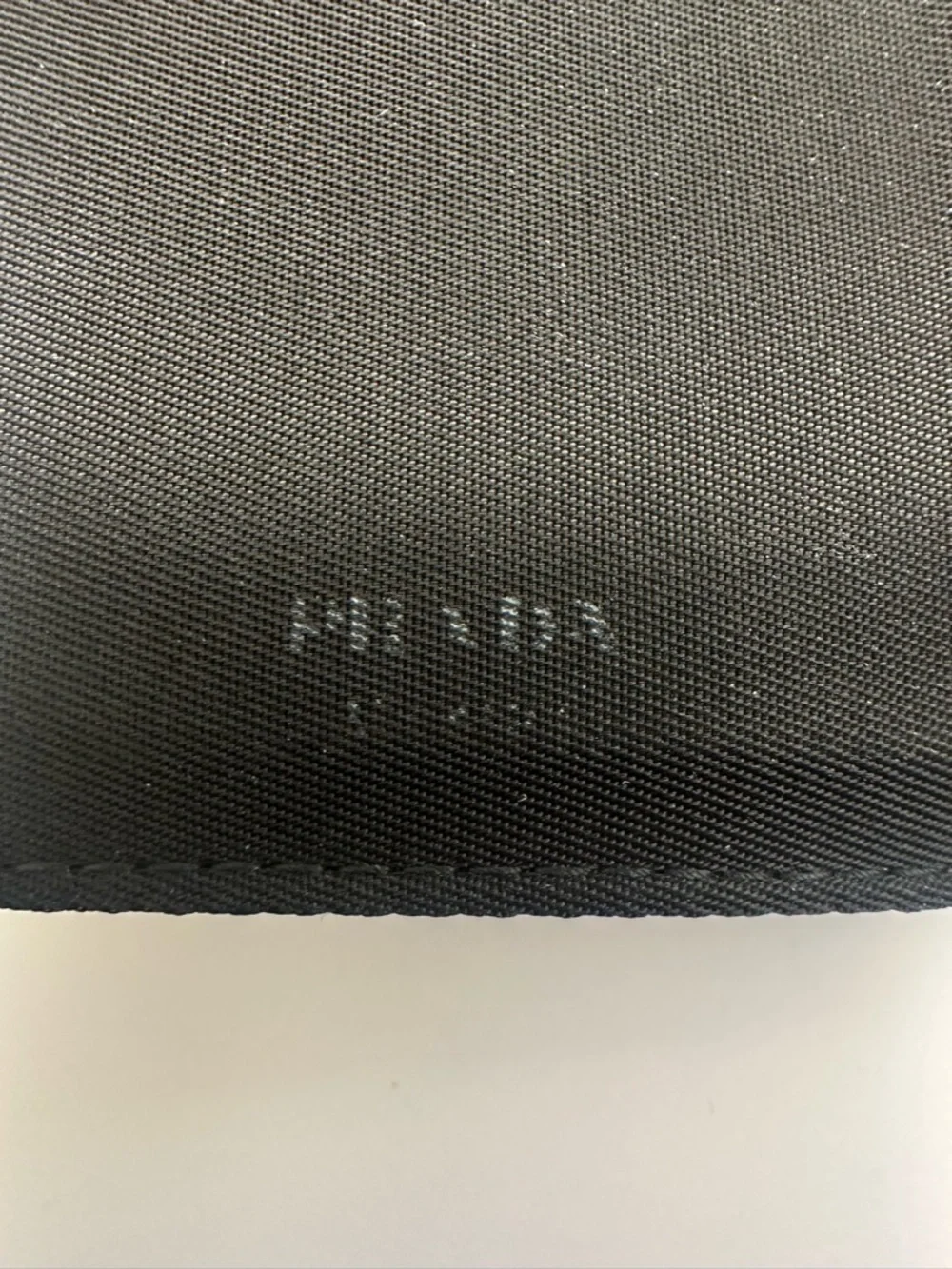 Prada Key Wallet Keychain Black Velcro Tessuto Sport Certificate Authenticity